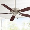 60" Minka Aire Watt Polished Nickel Indoor Pull Chain Ceiling Fan - 2 of 4