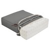 25" x 25" x 5" Montlake Fadesafe Square Patio Lounge Seat Cushion Set - Light Charcoal Gray - Classic Accessories - 3 of 4