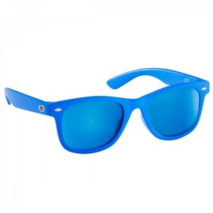 Flying Fisherman Pinfish Jr Angler Kids Sunglasses - Matte Blue/Blue Mirror - 1 of 2