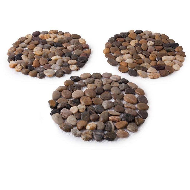 Wind & Weather Natural River Rock Stepping Stones, Set of 3, 1 of 11