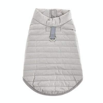 Monty Puffer Jacket In Silver/ Size :medium : Target