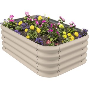 Stratco Corrugated Steel Raised Garden Bed, 41" x 28" - 1 of 3
