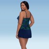 Trimshaper Women's Lena 4 Tier Ruffle Tankini Swimsuit Top - 2 of 3