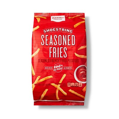 Frozen Seasoned Straight Cut Fries - 28oz - Market Pantry™
