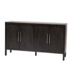 Storage Cabinet Sideboard Wooden Cabinet with 4 Metal handles - 3 of 4