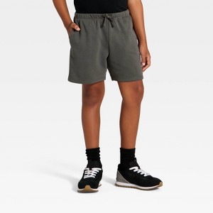 Grayson Threads Kids Boys' 'Above the Knee' French Terry Pull-On Shorts - 1 of 3
