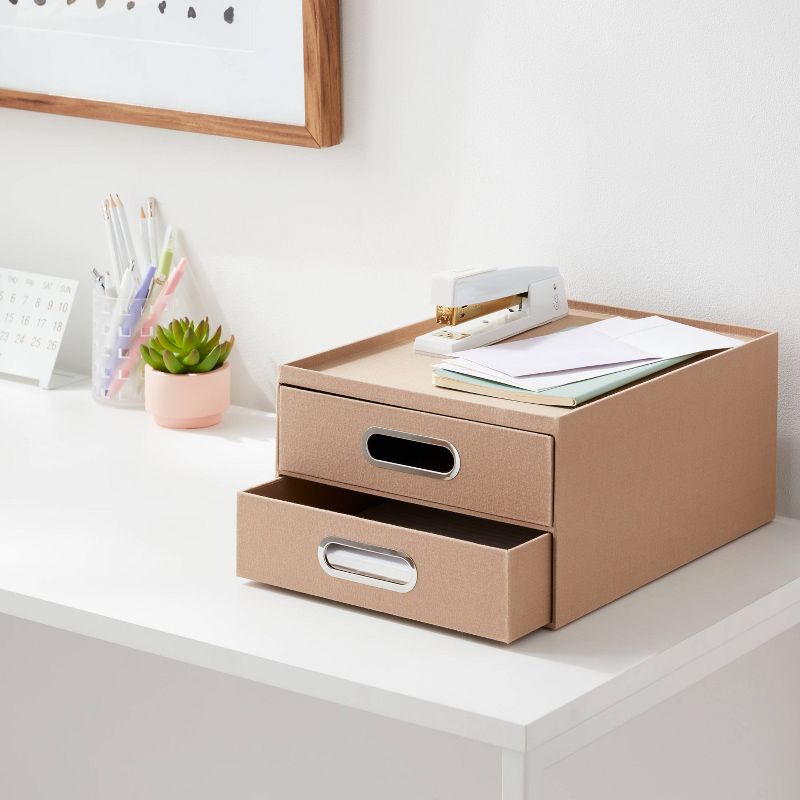 Canvas Drawers Light Brown - Brightroom&#8482;, 3 of 5