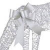 Christmas Metallic Silver Reindeer 36" Tall, Pre-Lit w/ 140 Micro Warm White LED Lights, Plug In - 3 of 4