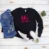 The Juniper Shop 14th Feb Stars Puff Print Toddler Long Sleeve Tee - 2 of 3