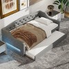 Daybed Twin XL - Modern Upholstered with Trundle for Bedroom Storage - 84" Wide - 3irtyhousy - 2 of 4