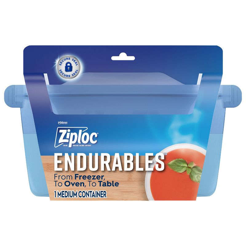 Ziploc Endurables Reusable Silicone Food Storage Container - Medium - 32 fl oz, 1 of 26