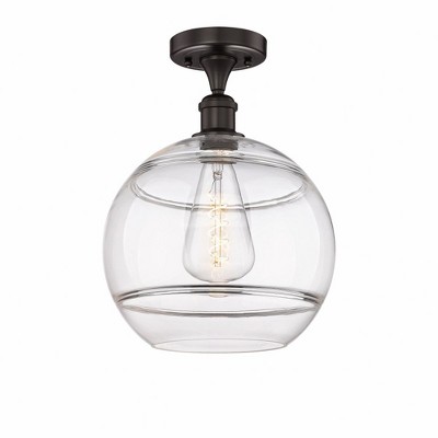 Rochester - 1 Light Semi-Flush Mount In Industrial Style-13.5 Inches Tall and 12 Inches Wide