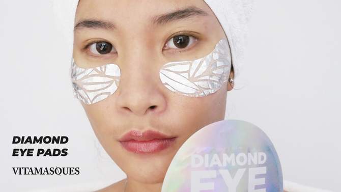 Vitamasques 2 in 1 Diamond Eye Mask - 0.1 fl oz, 2 of 16, play video