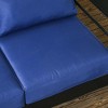 Resenkos Patio Furniture with Cushions, Aluminum Outdoor Sofa with Wide Armrests, Navy Blue Navy Blue, Black - 4 of 4