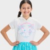 Girls' Sanrio Cinnamaroll Hooded Tulle Character Dress with Ears - White - 2 of 4