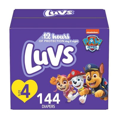 Luvs Pro Level Leak Protection Diapers Giant Pack - Size 4 - 144ct