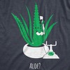 Womens Aloe Phone Call T Shirt Funny Sarcastic Plant Greeting Graphic Novelty Tee For Ladies - Crazy Dog Women's T Shirt - image 2 of 4