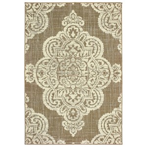 Madeline Overscale Medallion Patio Rug - 1 of 3