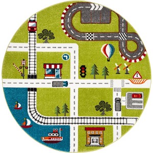 Carousel Kids CRK192 Power Loomed Indoor Rugs - Safavieh Kids - 1 of 4