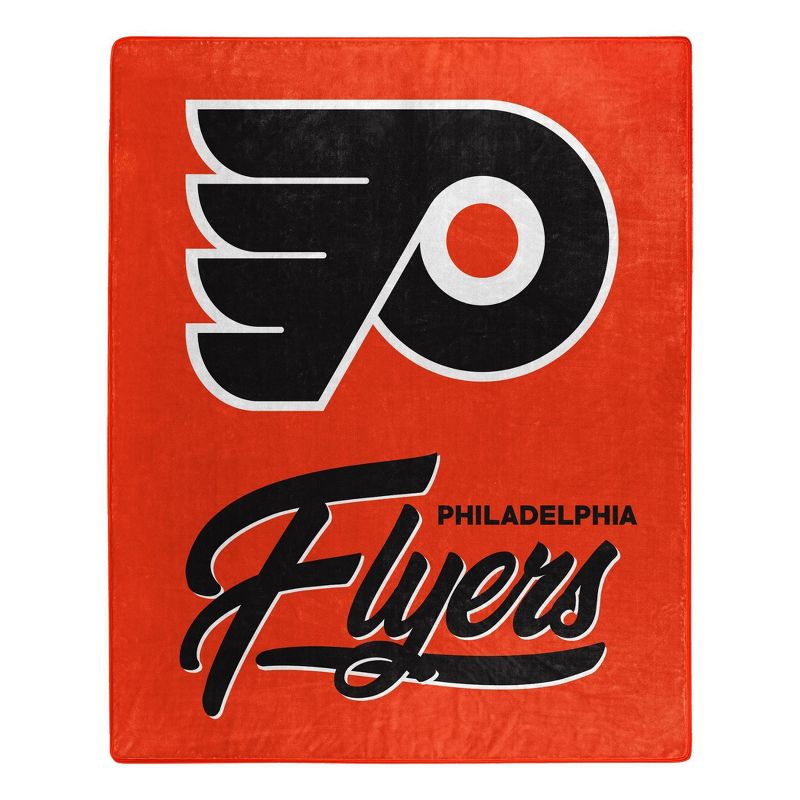 NHL Philadelphia Flyers 50 x 60 Raschel Throw Blanket, 1 of 4