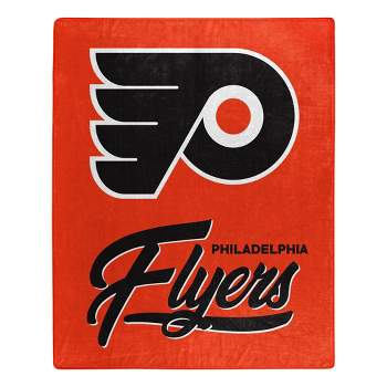 NHL Philadelphia Flyers 50 x 60 Raschel Throw Blanket