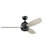 Kichler Lighting Vassar 1 - Light Ceiling Fan in  Black - 4 of 4