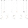 vidaXL Star and Moon Fairy Lights Remote Control 138 LED Warm White - 2 of 4