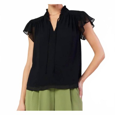 Women's Alana Short Sleeve Blouse - current air