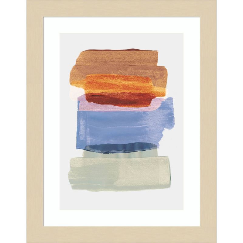 Amanti Art Abstract Brush Strokes 49 by Mareike Bohmer Wood Framed Wall Art Print, 1 of 6