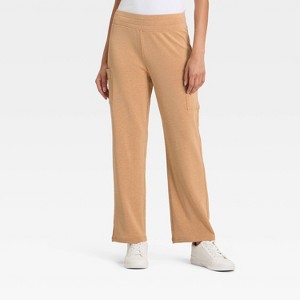 Pantalones de Casa de Cargo con Pierna Recta y Bolsillos para Mujer - A New Day™