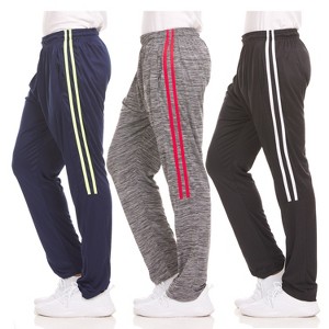 Daresay Mens Dri-Fit Pant 3 Pack-Moisture Wicking, High Performance, Comfy Spandex-Poly Blend - 1 of 4
