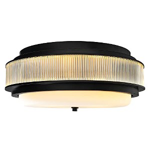 CWI Lighting Valdivia 4 Light Black Flush Mount - 1 of 4