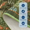 Washable Rug Area Rugs for Living Room, Animal Print Rug Non Slip Low Pile Forest Stain Resistance Large Throw Carpet - 4 of 4