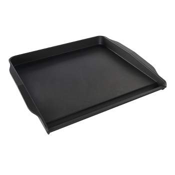Nordic Ware Restaurant Cookware Square Griddle, 11.5 Inch, Black