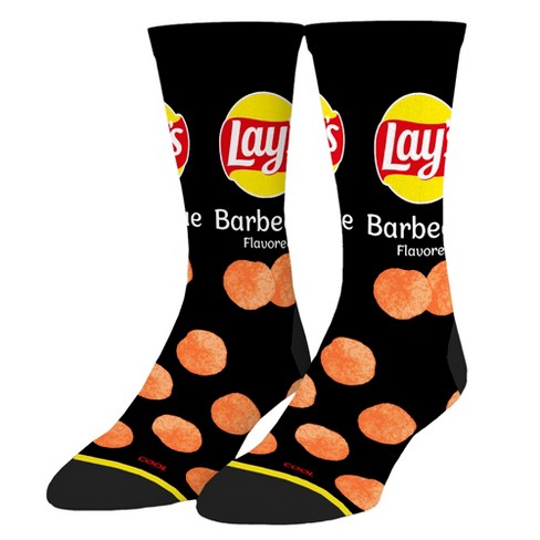 Cool Socks, Lays Bbq, Funny Novelty Socks, Adult, Large : Target