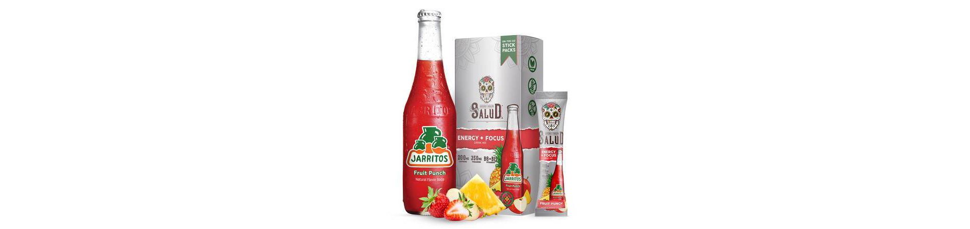 Salud Energy + Focus Jarritos Fruit Punch Electrolyte Drink Mix - 6pk/0.21oz Packet Sticks