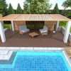 Vynxaria Dark Gray H Shaped DIY Interlocking Tiles for Tile Floors: 44 Pieces, Perfect for Porch, Pool Area, Balcony, Backyard & Courtyard - 3 of 4