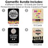 Big Dot of Happiness 70’s Disco - 4 1970s Disco Fever Party Games - 10 Cards Each - Gamerific Bundle - 3 of 4