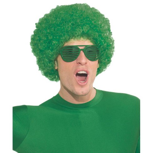 Green party wig best sale