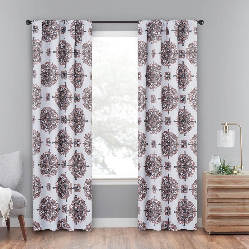 Olivia Thermaweave Blackout Curtain Panel - Eclipse, 1 of 6