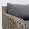 Courtyard Casual Canyon Bay Loveseat Daybed Combo  Converts from Loveseat with Chaise Lounge into Double Day bed - 4 of 4