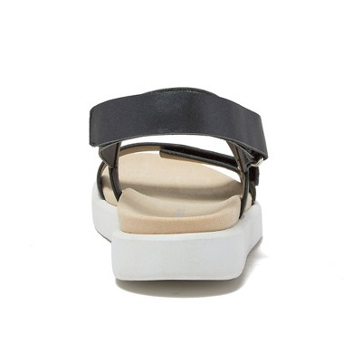 Lands' End Women's Comfort Adjustable Leather Sandals - image 4
