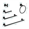 OUTSUPPLY 9 Piece Stainless Steel Bathroom Towel Rack Set, Wall Mounted Hardware with Hidden Mounting, Rustproof, Scratch-Resistant - 2 of 4