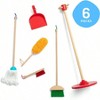 Dust Sweep Mop 6 - Piece Pretend Play Set,Broom and Mop Set,realistic wooden cleaning toys - 3 of 4