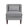 Corduroy Upholstery Modern Accent Chair with Foam Seat, Reversible Cushions, Removable Cover and Pillow - 2 of 4