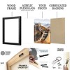Modern White 45 x 48 Picture Frame Gallery 45x48 Poster Frame - 3 of 4