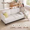 Gericco 3 Seater Sofa Couch with Deep Seats, 89" Mid Century Modern Upholstered Sofa, Comfy Corduroy Sofas with Armrests - 3 of 4