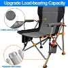 Musment 2PC Outdoor Portable Folding Camping Chair,Supports up to 400lbs - 2 of 4