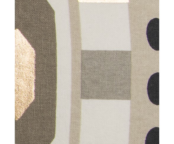 Rachel Kate Geometric Throw Pillow Gray