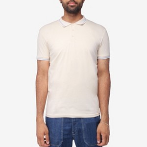 X RAY Men's Short Sleeve ribbed cuffs Polo Shirt - 1 of 3